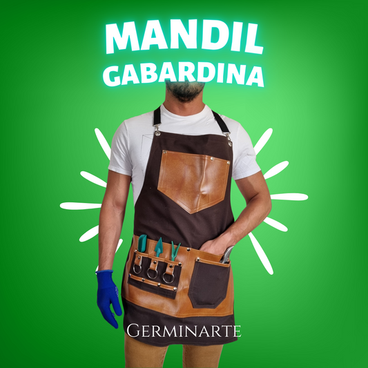 Mandil de Gabardina Café