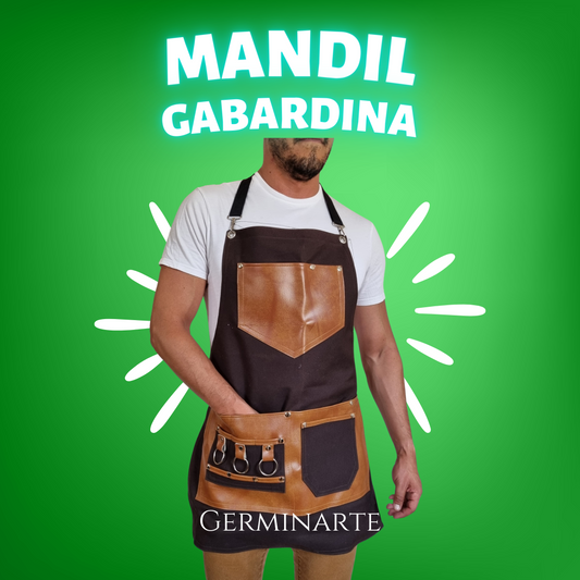 Mandil de Gabardina Café